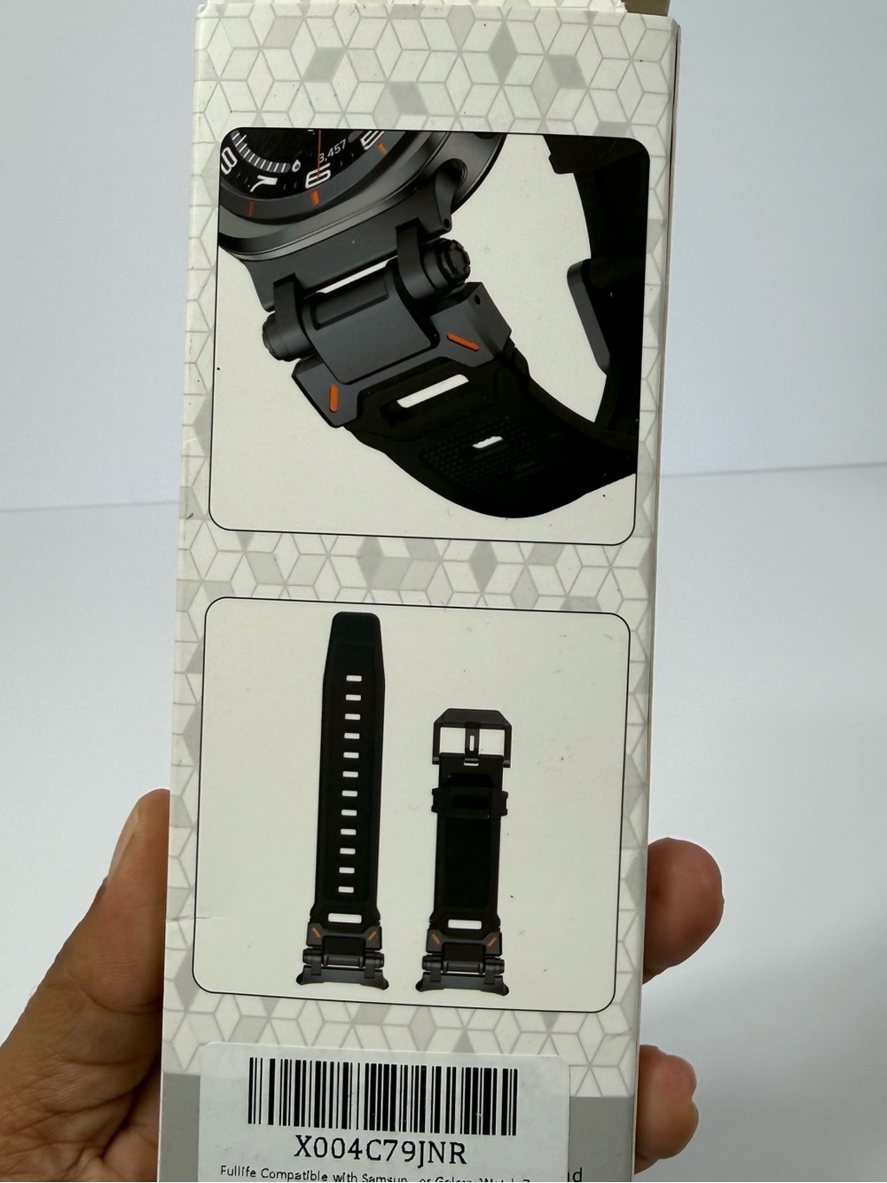 Samsung Galaxy Watch Ultra Band Rugged Tactical Silicone Sport Strap Sand Beige - Picture 2 of 5